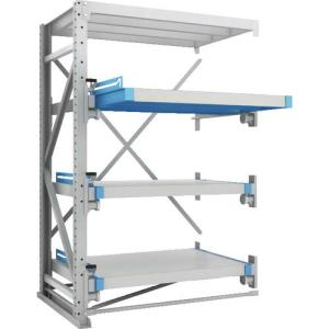 【SALE価格】TRUSCO スライダーラック スライド3段 スチール板付 連結 ( NSHP-21-3R (ストローク500MM) ) トラスコ中山(株)｜orangetool