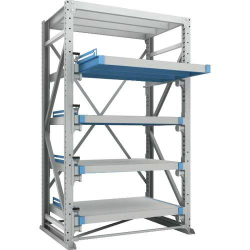 【SALE価格】TRUSCO スライダーラック スライド4段 スチール板付 単体 ( NSHP-24...