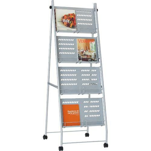 【SALE価格】TRUSCO カタログスタンド A4幅広サイズ対応 2列4段型 ( TCS-24 (...