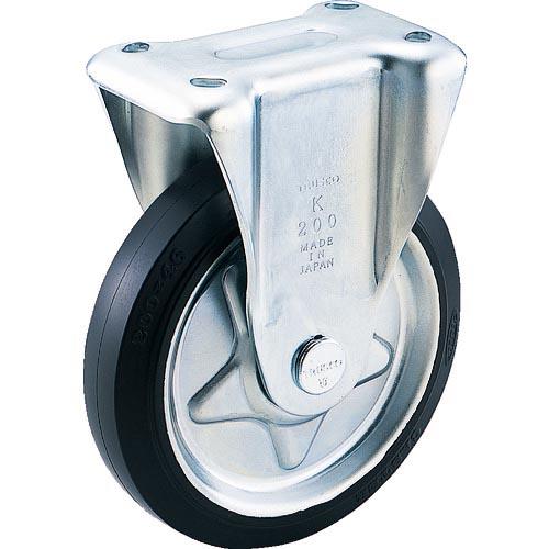 【SALE価格】TRUSCO αプレス製ゴムキャスター 固定 Φ100 ( TK-100C ) トラ...