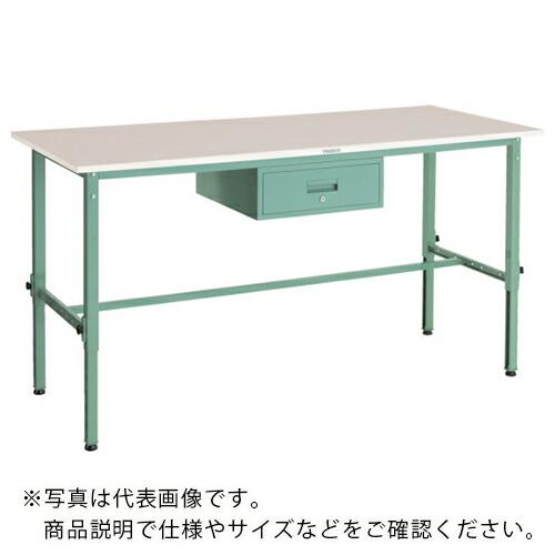 TRUSCO 軽荷重作業台高さ調節式(150kg)AEM型 1800X600XH650~950 1段...