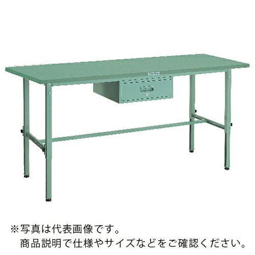 TRUSCO 軽荷重作業台高さ調節式(150kg)AEM型 1800X600XH650~950 1段...