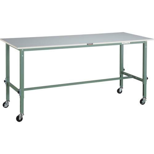 【SALE価格】TRUSCO 軽荷重作業台高さ調節式(80kg)AEM型 1800X750XH718...