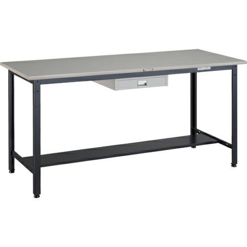 TRUSCO 中荷重立作業台(500kg)HAEW型 1800X750XH885 薄型1段引出付 ダ...