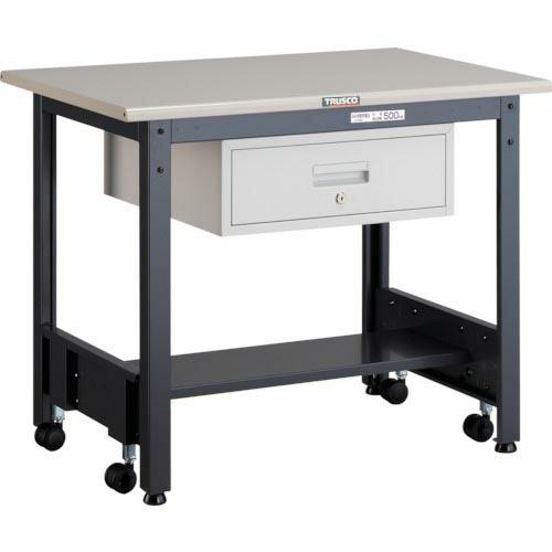 【SALE価格】TRUSCO 中荷重作業台(500kg)CFW型 900X600XH740 1段引出...