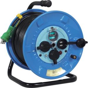 【SALE価格】NICHIDO 電工ドラム 屋外型 アース付 漏電保護専用ブレーカ付 30m ( NPW-EB33 ) 日動工業(株)｜orangetool