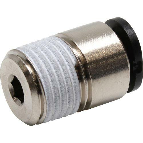 PISCO チューブフィッティングミニ 六角穴付ストレート チューブ4 接続口径R1/8 ( POC...