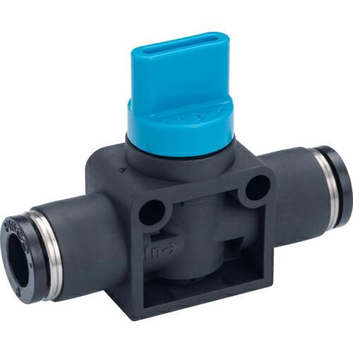 PISCO ハンドバルブ ユニオンストレート3方弁チューブ8出力8 ( HV8-8 )