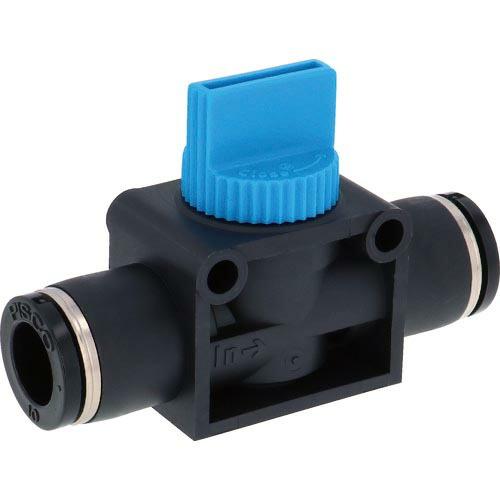 PISCO ハンドバルブ ユニオンストレート3方弁チューブ10出力10 ( HV10-10 )