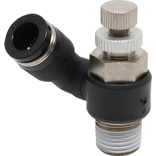 PISCO スピードコントローラ フリー メーターアウト制御チューブ8ネジR1/4 ( JSS8-0...