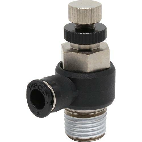 PISCO スピードコントローラ エルボ メーターイン制御チューブ6ネジR1/4 ( JSC6-02...