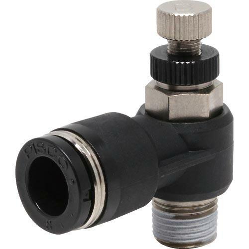 PISCO スピードコントローラ エルボ メーターイン制御チューブ8ネジR1/8 ( JSC8-01...