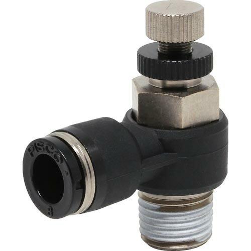 PISCO スピードコントローラ エルボ メーターイン制御チューブ8ネジR1/4 ( JSC8-02...