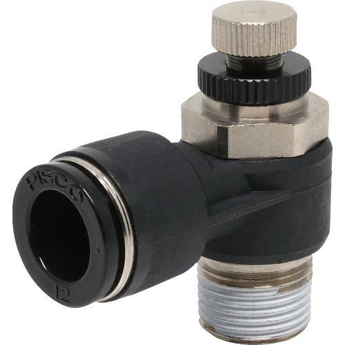 PISCO スピードコントローラ エルボ メーターイン制御チューブ12ネジR3/8 ( JSC12-...