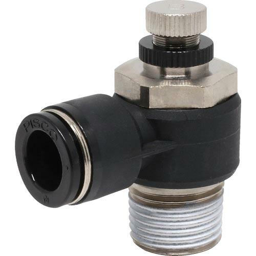 PISCO スピードコントローラ エルボ メーターイン制御チューブ12ネジR1/2 ( JSC12-...