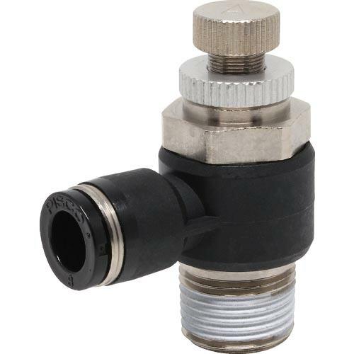 PISCO スピードコントローラ エルボ メーターアウト制御チューブ8ネジR3/8 ( JSC8-0...