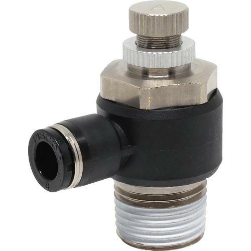 PISCO スピードコントローラ エルボ メーターアウト制御チューブ8ネジR1/2 ( JSC8-0...