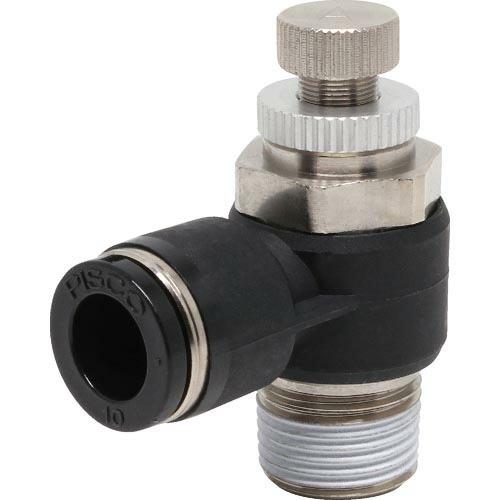 PISCO スピードコントローラ エルボ メーターアウト制御チューブ10ネジR3/8 ( JSC10...