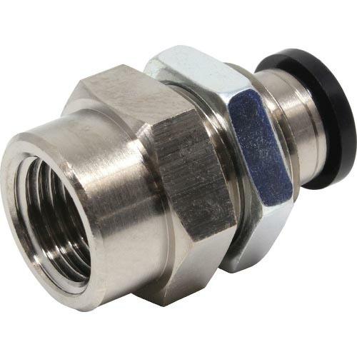 PISCO チューブフィッティング メス隔壁ストレート チューブ8 接続口径R1/4 ( PMF8-...