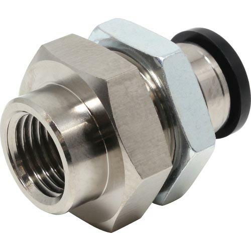 PISCO チューブフィッティング メス隔壁ストレート チューブ10 接続口径R1/4 ( PMF1...