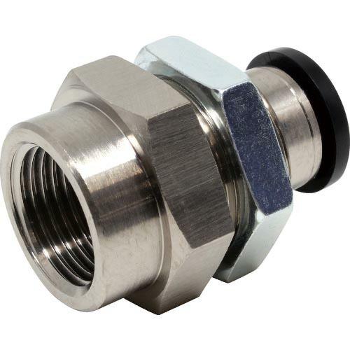 PISCO チューブフィッティング メス隔壁ストレート チューブ10 接続口径R3/8 ( PMF1...