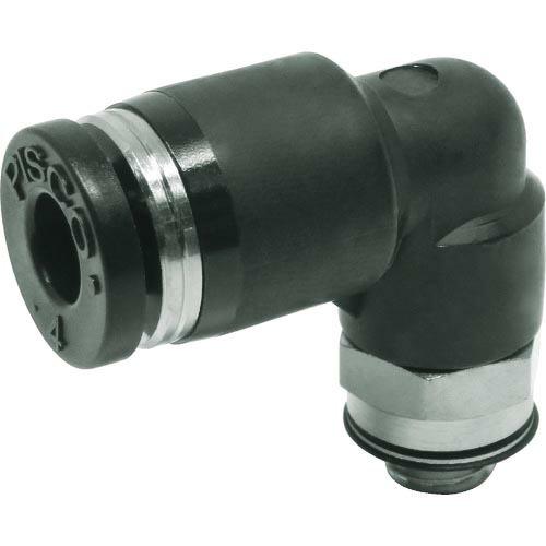 PISCO チューブフィッティング エルボ 適合外径4mm 接続口径M5×0.8 ( PL4-M5 ...