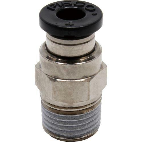 PISCO チューブフィッティング ストレート 適合外径4mm 接続口径R1/8 ( PC4-01 ...