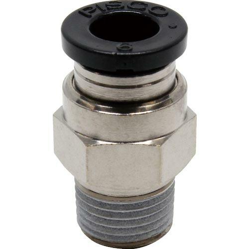 PISCO チューブフィッティング ストレート 適合外径6mm 接続口径R1/8 ( PC6-01 ...