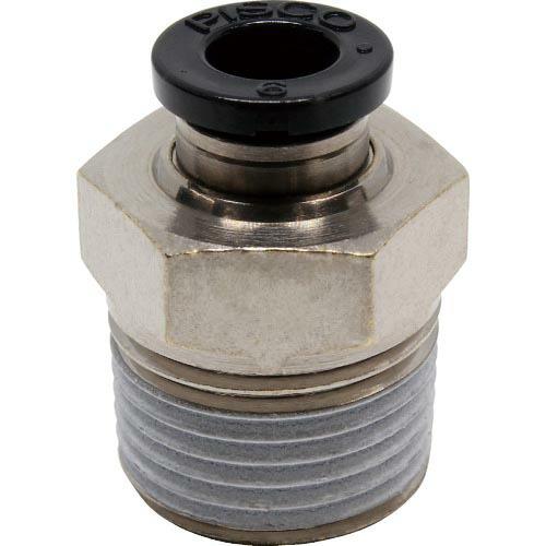 PISCO チューブフィッティング ストレート 適合外径6mm 接続口径R3/8 ( PC6-03 ...