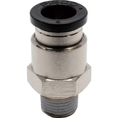 PISCO チューブフィッティング ストレート 適合外径8mm 接続口径R1/8 ( PC8-01 ...