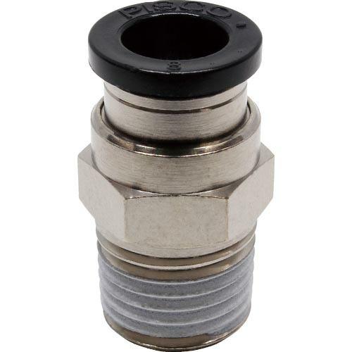 PISCO チューブフィッティング ストレート 適合外径8mm 接続口径R1/4 ( PC8-02 ...