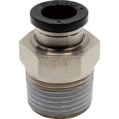PISCO チューブフィッティング ストレート 適合外径8mm 接続口径R3/8 ( PC8-03 ...