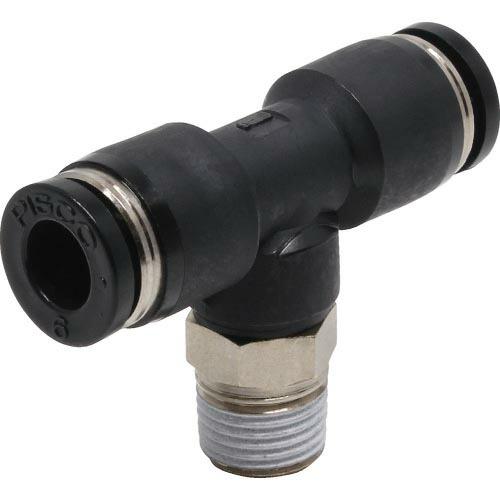 PISCO チューブフィッティング ティー 適合外径6×6mm 接続口径R1/8 ( PB6-01 ...