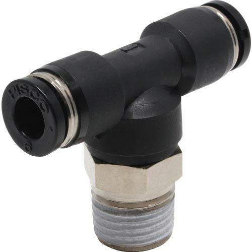 PISCO チューブフィッティング ティー 適合外径6×6mm 接続口径R1/4 ( PB6-02 ...