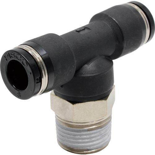 PISCO チューブフィッティング ティー 適合外径8×8mm 接続口径R3/8 ( PB8-03 ...