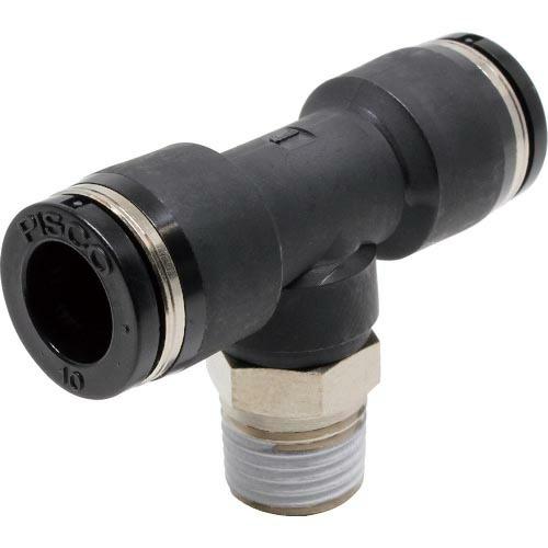 PISCO チューブフィッティング ティー 適合外径10×10mm 接続口径R1/4 ( PB10-...