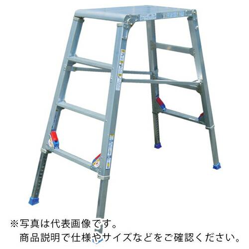 アルインコ 折りたたみ式足場台 マイティステップ 脚伸縮式ワイド ( BSS120W ) (メーカー...