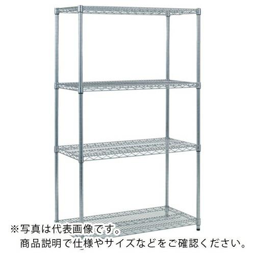 TRUSCO スチール製メッシュラック W1205XD457XH1533 4段  ( TME-544...