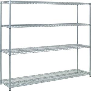 TRUSCO スチール製メッシュラック W1824XD457XH1533 4段  ( TME-5644 )｜orangetool