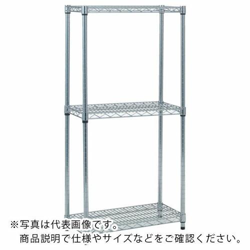 TRUSCO スチール製メッシュラック W905XD457XH1228 3段 ( TME-4343 ...