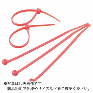 【SALE価格】TRUSCO カラーケーブルタイ 赤 幅3.6X150mm最大結束Φ36標準型 ( TRCVR-150R ) トラスコ中山(株)｜orangetool