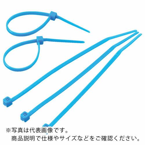 【SALE価格】TRUSCO カラーケーブルタイ 青 幅3.6X150mm最大結束Φ36標準型 ( ...