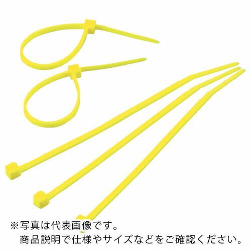 【SALE価格】TRUSCO カラーケーブルタイ 黄 幅3.6X150mm最大結束Φ36標準型 ( ...