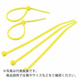 【SALE価格】TRUSCO カラーケーブルタイ 黄 幅4.6X203mm最大結束Φ52標準型 ( TRCVR-200Y ) トラスコ中山(株)｜orangetool