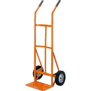 TRUSCO スチールパイプ製二輪運搬車 H1185 すくい板190X340 ( HT-42N )｜orangetool