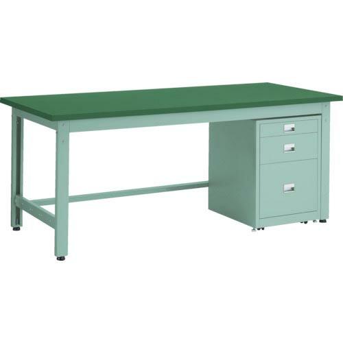 【SALE価格】TRUSCO 中荷重作業台(800kg)GW型 1800X900XH740 3段キャ...
