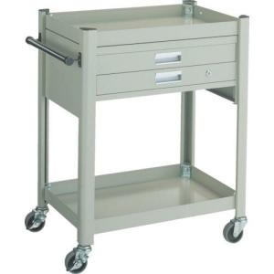 TRUSCO コンビネーションワゴン 643X427XH880 2段引出付 ( TCW-81B1 ) トラスコ中山(株)｜orangetool