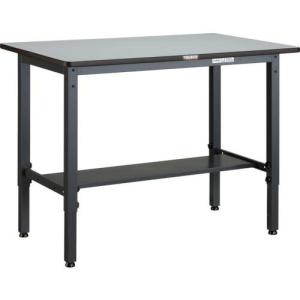 TRUSCO 軽荷重作業台高さ調節式(250kg)AWM型 1200X600XH700~910 基本タイプ ダークグレー色 ( AWMP-1260 ) トラスコ中山(株)｜orangetool