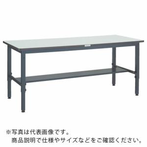 TRUSCO 軽荷重作業台高さ調節式(250kg)AWM型 1500X750XH700~910 基本タイプ ダークグレー色 ( AWMP-1575 ) トラスコ中山(株)｜orangetool