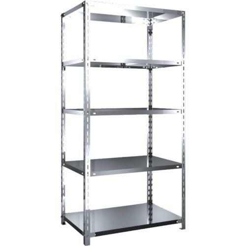 TRUSCO ステンレス棚 SUS304製軽量棚 875XD600XH1800 天地5段 ( SU3...